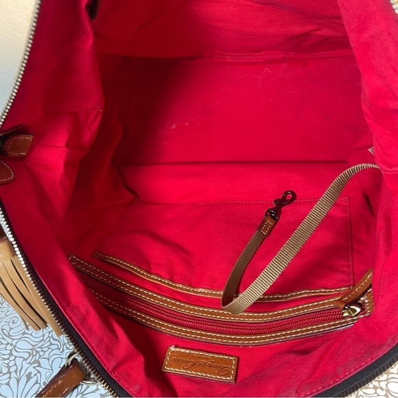 Dooney & Bourke  Lambskin Tobi Tote Zipper Closure - Picture 8 of 16